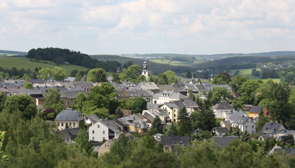 blick auf zoeblitz sommer serpentinsteinhalde