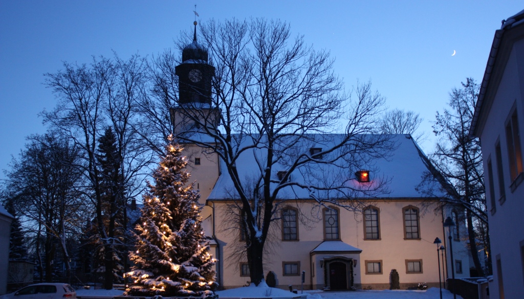 weihnachtsbaum markt kirche advent