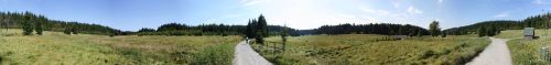 Panorama Schwarzwassertal bei Kühnhaide