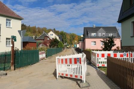 Baustelle am Burgberg (Sommer / Herbst 2018)