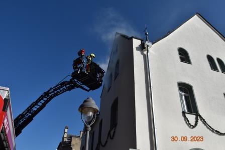 700 Jahre Zöblitz - Samstag - Schauübung der Feuerwehr (30.09.2023)