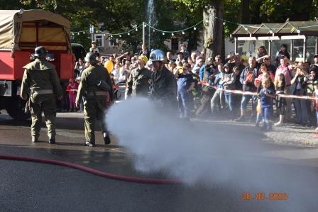 700 Jahre Zöblitz - Samstag - Schauübung der Feuerwehr (30.09.2023)