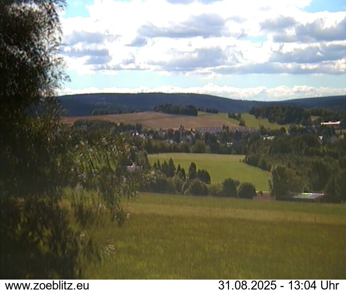 Blick von Norden auf Zöblitz