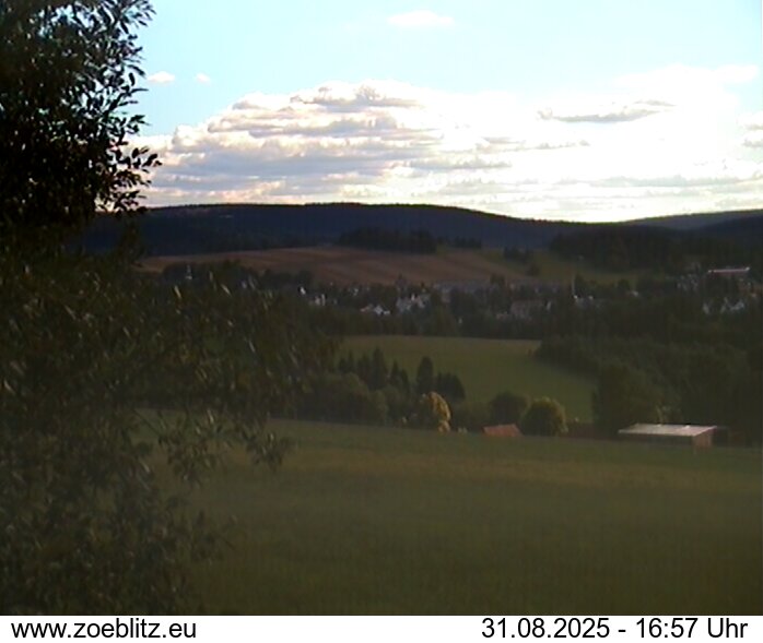Blick von Norden auf Zöblitz