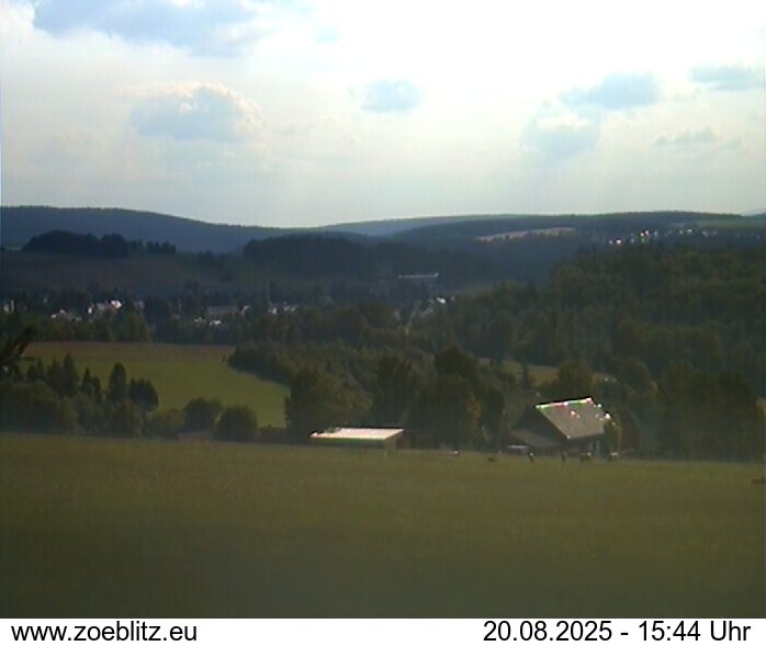 Blick von Norden auf Zöblitz