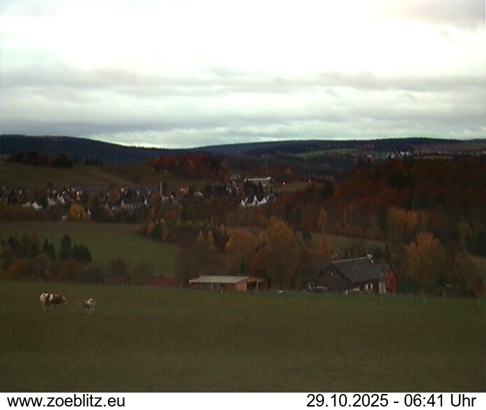 Blick von Norden auf Zöblitz