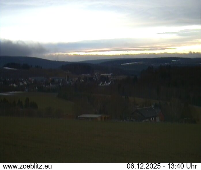 Blick von Norden auf Zöblitz