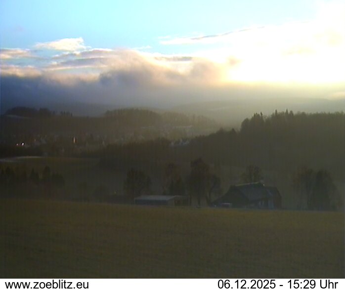 Blick von Norden auf Zöblitz