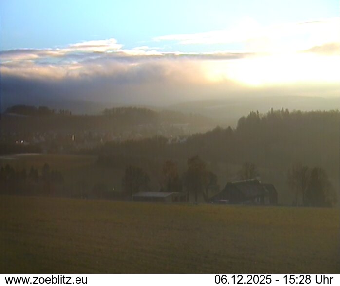 Blick von Norden auf Zöblitz