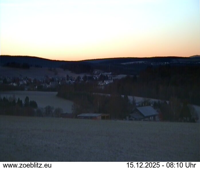 Blick von Norden auf Zöblitz