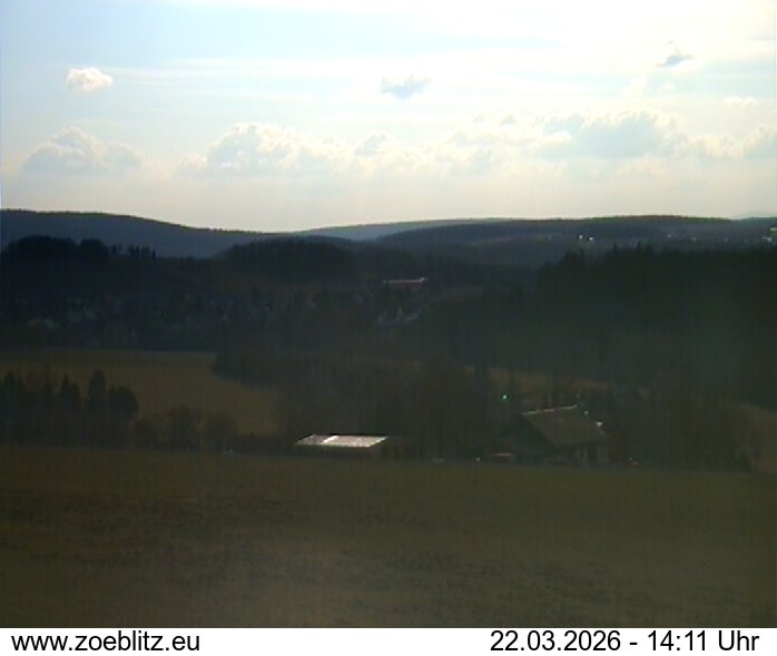 Blick von Norden auf Zöblitz