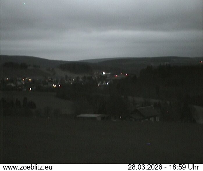 Blick von Norden auf Zöblitz