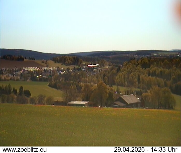 Blick von Norden auf Zöblitz