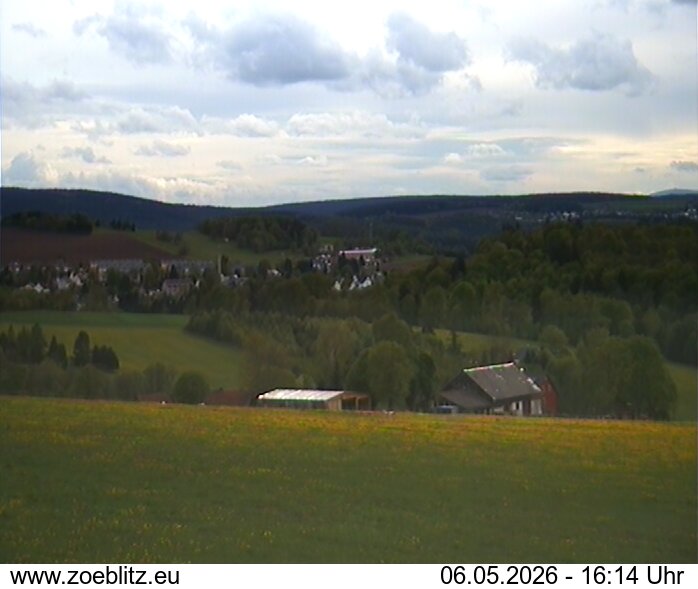 Blick von Norden auf Zöblitz